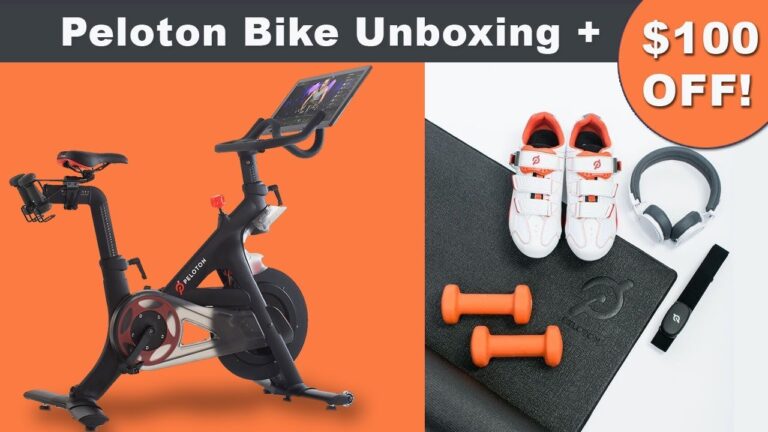 Peloton Exercise Bike Review, Delivery, & Unboxing + $100 OFF!