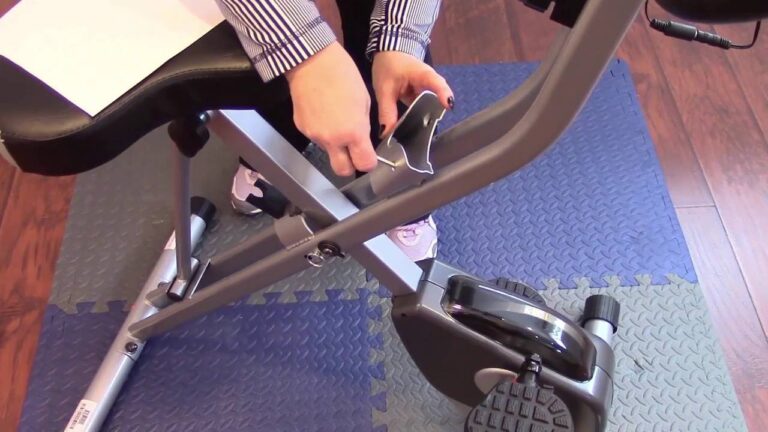 Exerpeutic Folding Magnetic Upright Bike with Pulse Assembly