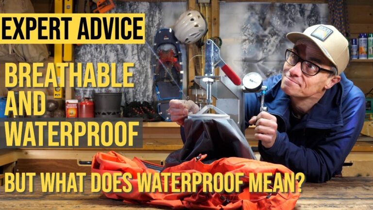 Expert Advice What does waterproof mean and what is water resistant?
