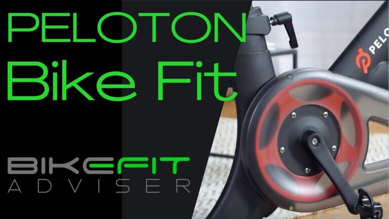 Bike Fit on a Peloton Bicycle