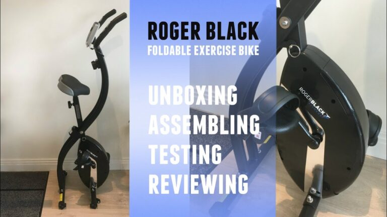Roger Black Gold Foldable Exercise Bike – Unboxing – Assembling – Test – Review