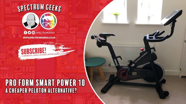 ProForm Smart Power 10 Spin Bike Build and Review – Peloton Alteneration, iFit