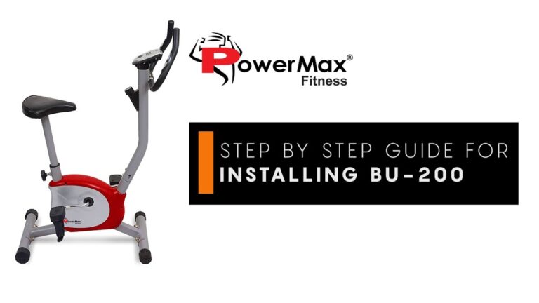 Powermax Fitness BU-200 Upright Exercise Bike – Step by Step DIY Installation