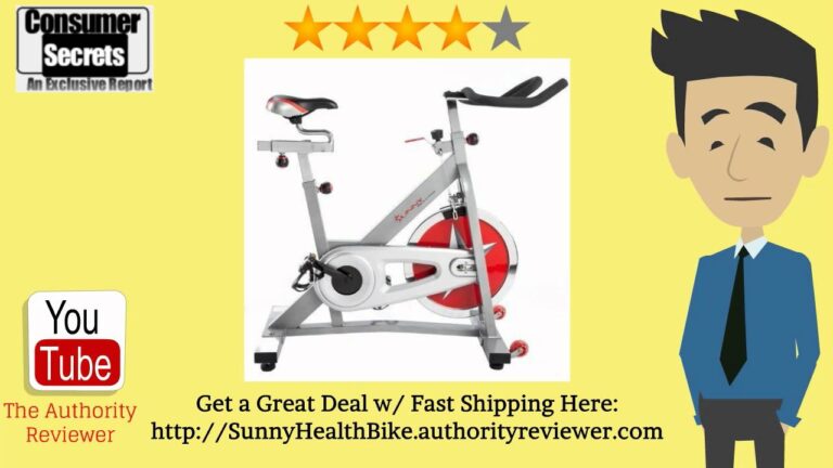 [Review & SALE] Sunny Health and Fitness Pro Indoor Cycling Bike