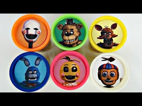 FIVE NIGHTS AT FREDDY'S Playdoh Toy Surprises
