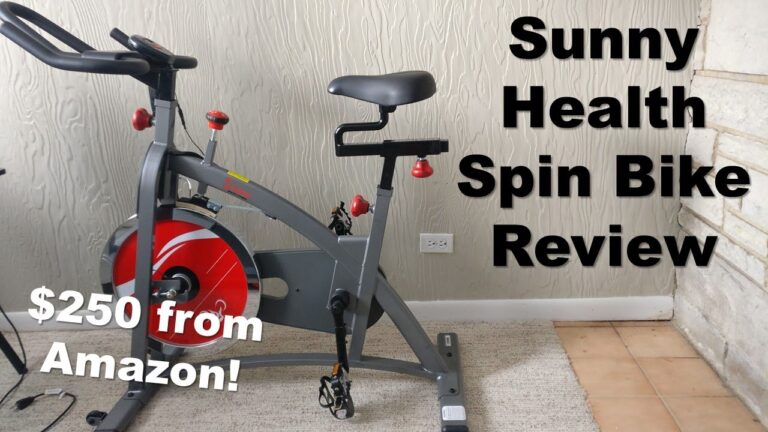 Sunny Health Spin Bike Review – SF-B1423 – $250 Amazon Spin Bike Review – Budget Peloton Alternative