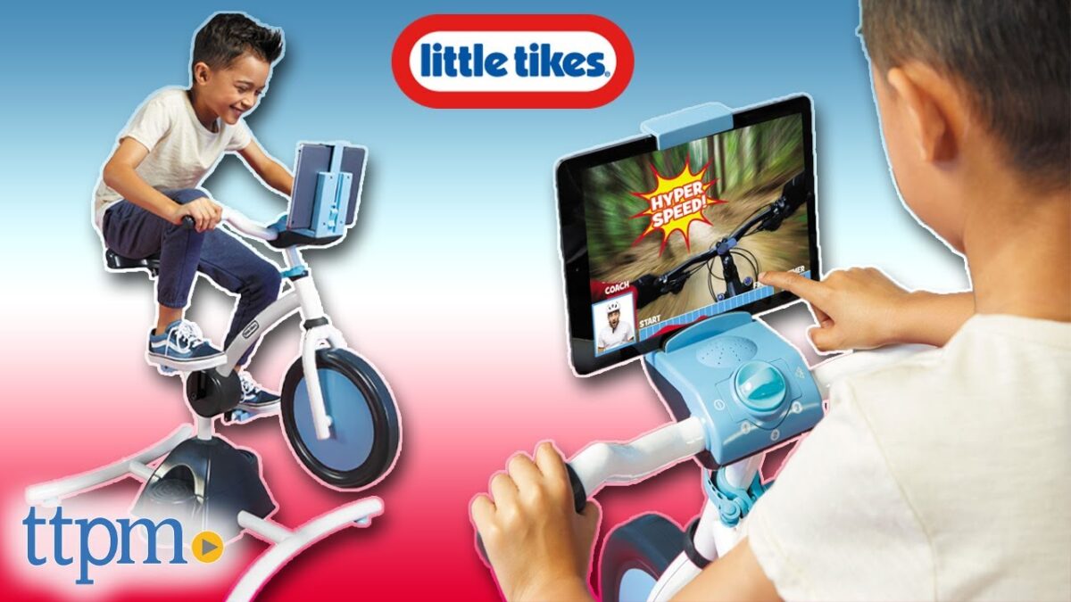 SPIN BIKE FOR KIDS! Little Tikes Pelican Explore & Fit Cycle from MGA