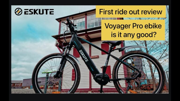 Best e-bike? Eskute Voyager Pro, first ride out and first impressions.