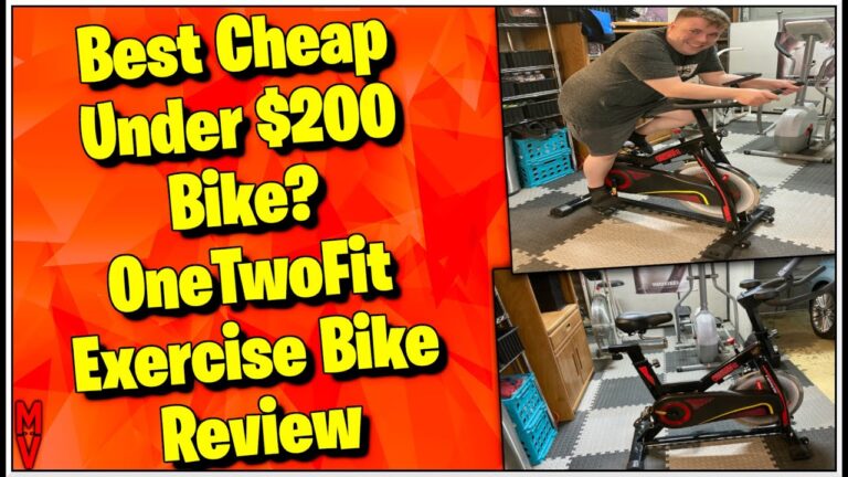 Best Cheap Indoor Cycling Bike Under $200 | OneTwoFit Exercise Bike Product Review W/Installation