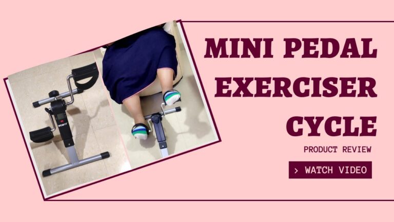 Portable Mini Pedal Exerciser Cycle for Weightloss | Mini Bike for Home/Office Workout | Full Review