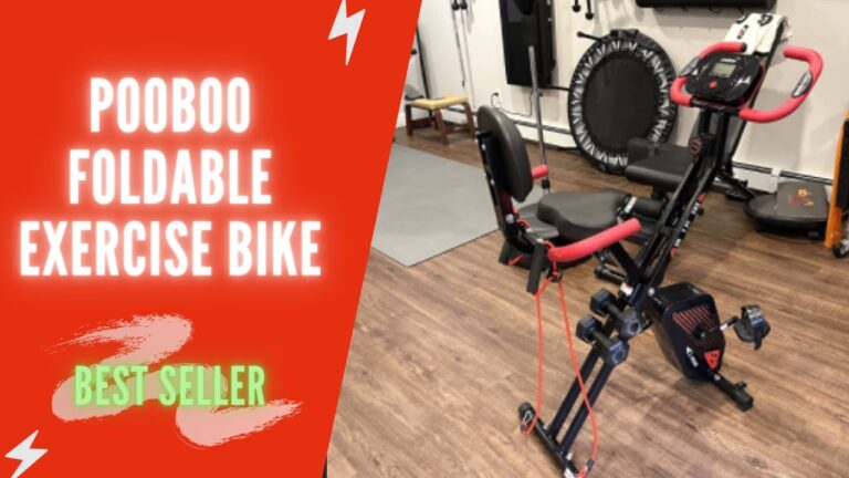 pooboo Foldable Exercise Bike Review & Assembly 2021 | pooboo Indoor Cycling Bike Magnetic Upright